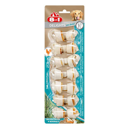 8 in 1 Dental Delight Bones Xs 84 Gr