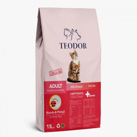 Teodor Kuzulu Yetişkin Kedi Maması 15 kg