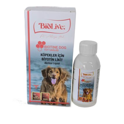 Biolive Biotin Köpekler İçin Tüy Döküm Önleyici Sıvı Vitamin 100ml