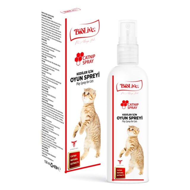 Biolive Catnip Kediler Icin Oyun Spreyi 150ml 2