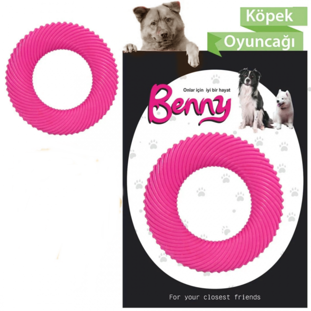 Benny Köpek Oyuncağı Yuvarlak 9,5 Cm Pembe